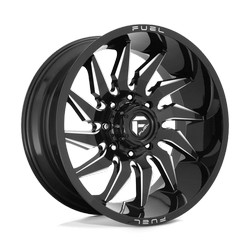 SABER GLOSS BLACK MILLED 20x9 6X139.7 et1 cb106.1